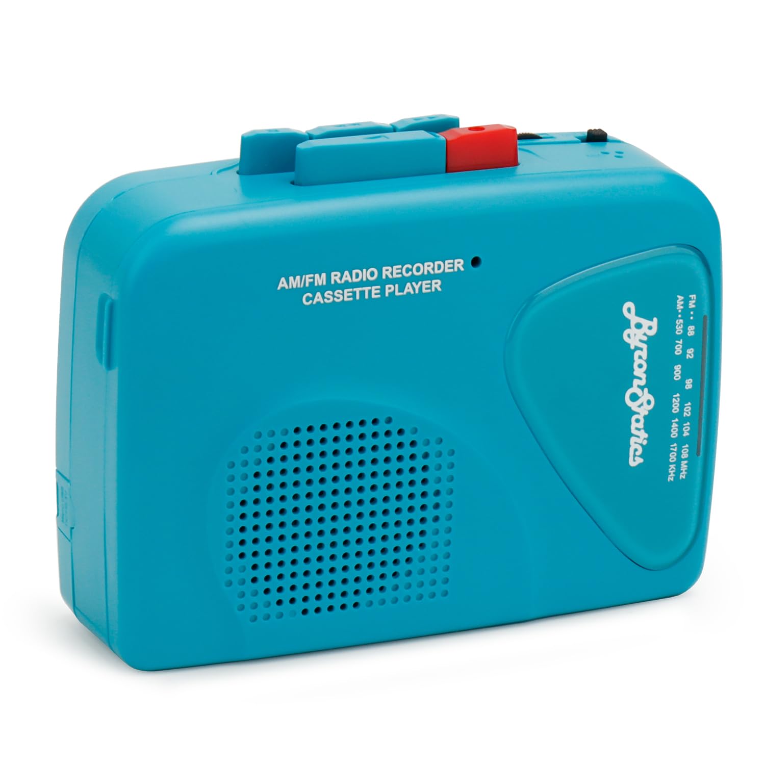 ByronStatics Portable Cassette Players,Recorders,FM AM Radio,Walkman,Tape Player,Built in Mic,External Speakers,Manual Record,VAS Automatic Stop System,2AA Battery Or USB Power Supply,Headphone Teal