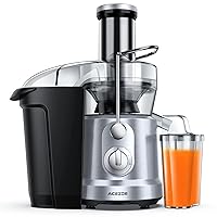Blender Shakes and Smoothies, 1300W Portable Blender, One-Button Mixer, 3D 6-leafs, 2x17oz Personal Blender Bottle, BPA Free Kitchen, baby food, Grinding, Juice-Silver