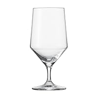 Zwiesel Glas Pure Tritan Crystal Stemware Collection Glassware, 6 Count (Pack of 1), Water/Beverage All Purpose Glass