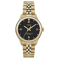 Timex Womens Analogue Classic Quartz Watch with Stainless Steel Strap TW2R69300
