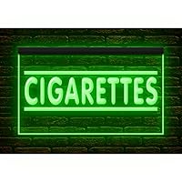 200050 Cigarettes Shop Store Open Display LED Light Neon Sign (12