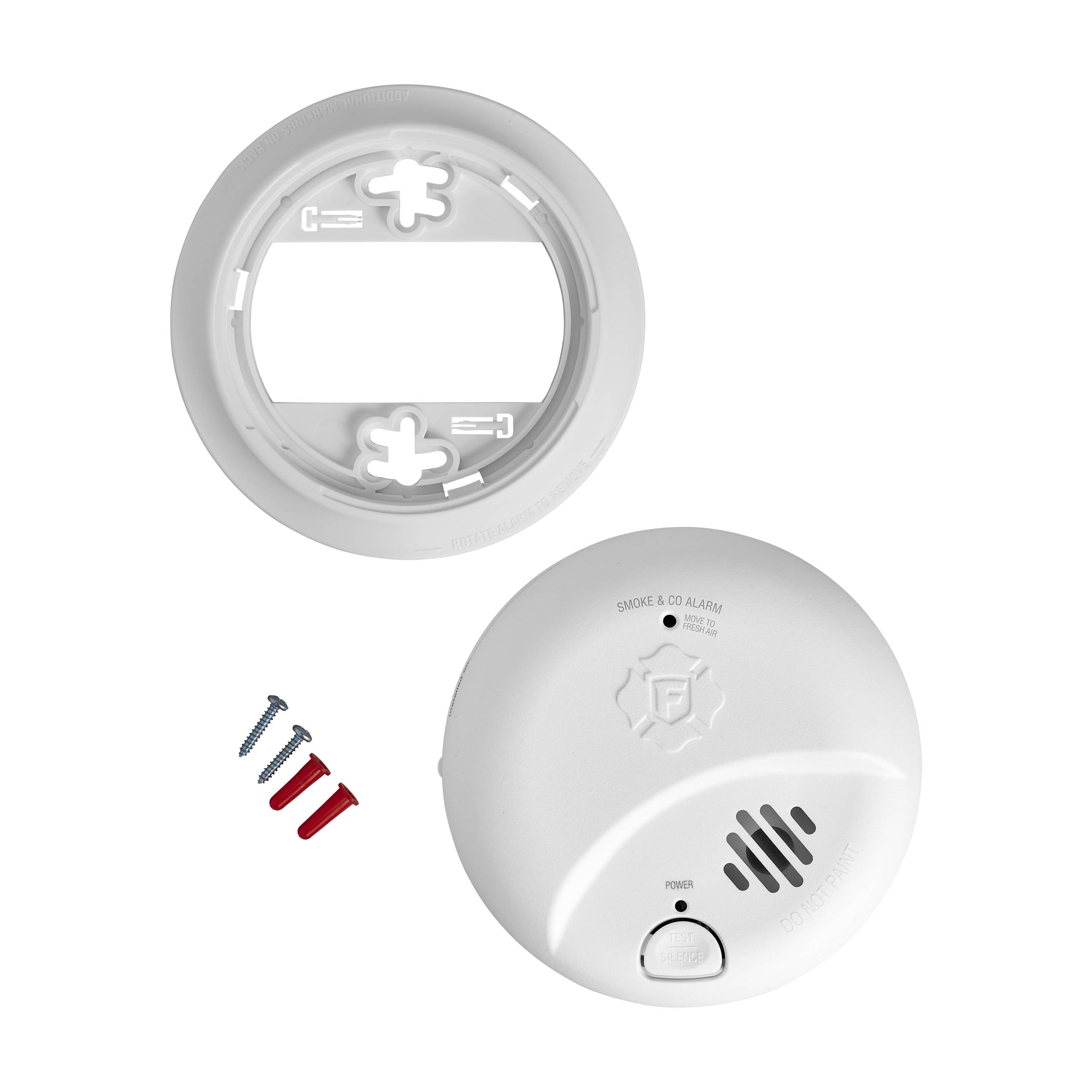 First Alert BRK SMICO110, 10-Year Battery Combination Smoke & Carbon Monoxide Alarm, 1-Pack