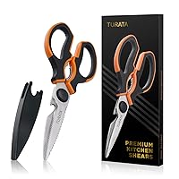 LIVINGO All Purpose Scissors Set - 4 Pack Sharp Multipurpose Heavy Duty  Shears for Kitchen Cooking Sewing Fabric Cutting Poultry Food Paper Craft