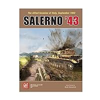 Salerno '43: The Allied Invasion of Italy – Board Game by GMT Games 2+ Players – 120-360 Minutes of Gameplay – Games for Game Night – Teens and Adults Ages 14+ - English Version
