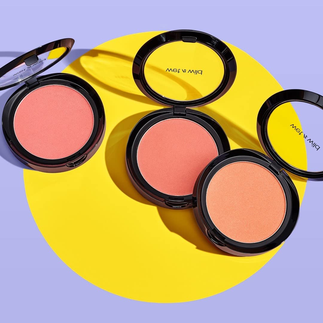 Blush By Wet n Wild Color Icon Pink Blush Powder Makeup, Nudist Society, Matte Natural Glow, Moisturizing Jojoba Oil