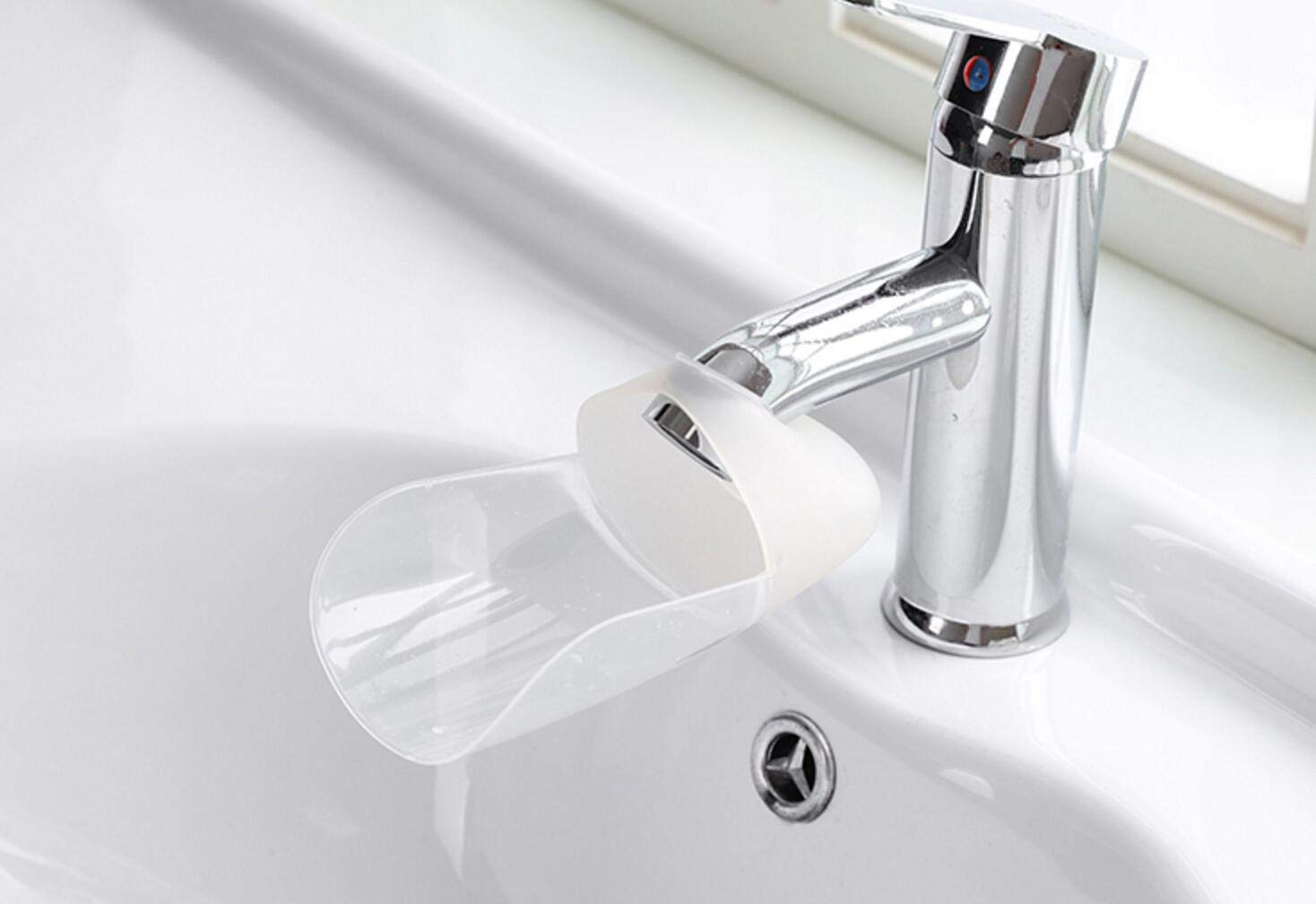 Faucet Extension wash Sink Drain Extender Child wash Assistant Booster Infant