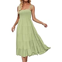Dresses for Women 2024, Women's Solid Color Sleeveless Long Kaftan, S, XL