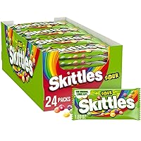 SKITTLES Sour Summer Chewy Candy Bulk Assortment, 1.8 Ounce (Pack of 24)