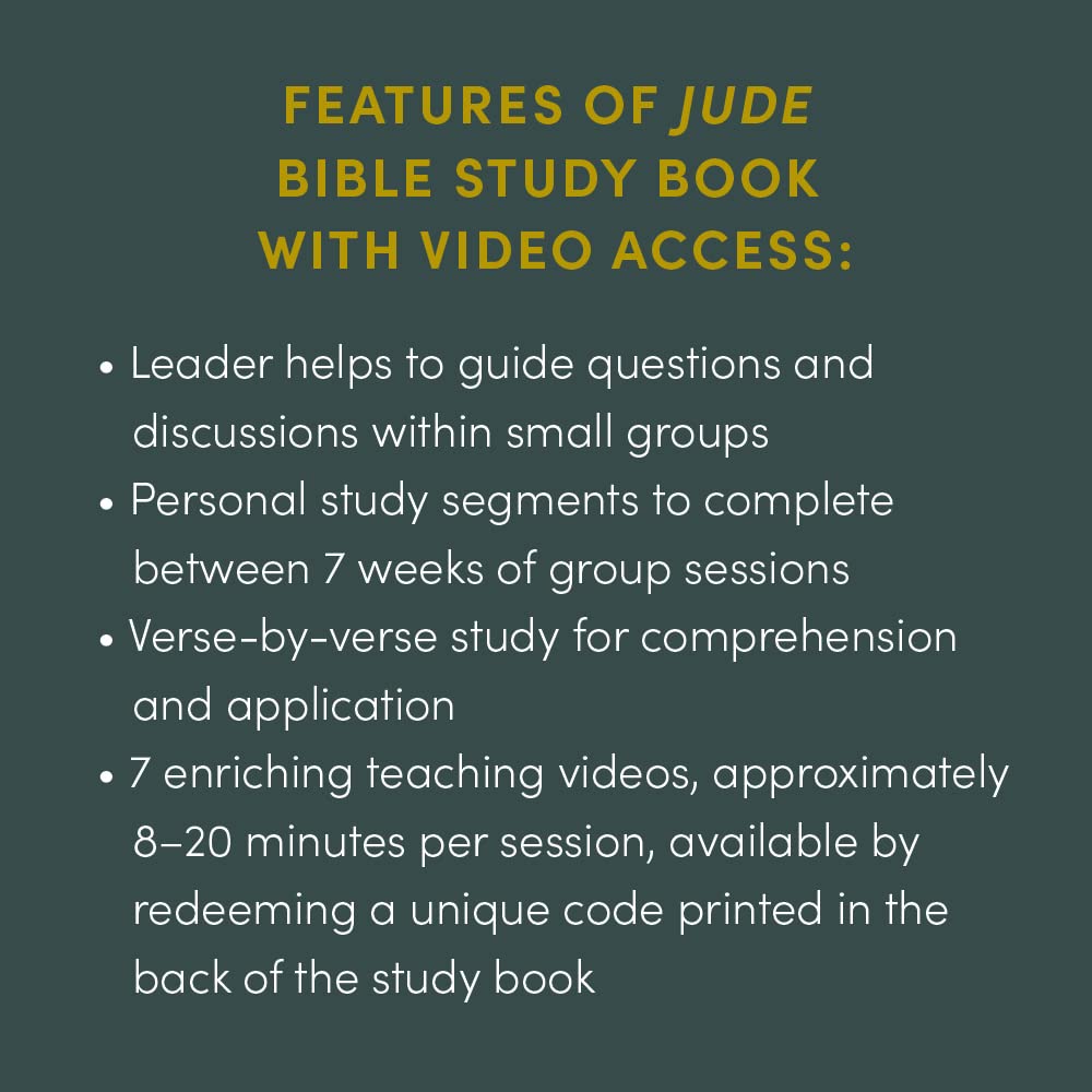 Jude: Contending for the Faith in Today's Culture - Bible Study Book with Video Access