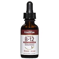 Liquid B12 Vitamin Sublingual – All-Natural Liquid Vitamin Vegan B12 Drops – Non-GMO Adenosylcobalamin Methylcobalamin B12 Supplement – Boost Your Immune System, Metabolism, Energy and Focus!
