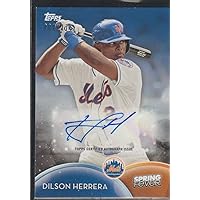 Dilson Herrera #154/175 (Baseball Card) 2016 Topps - Spring Fever Autographs #SFA-DH