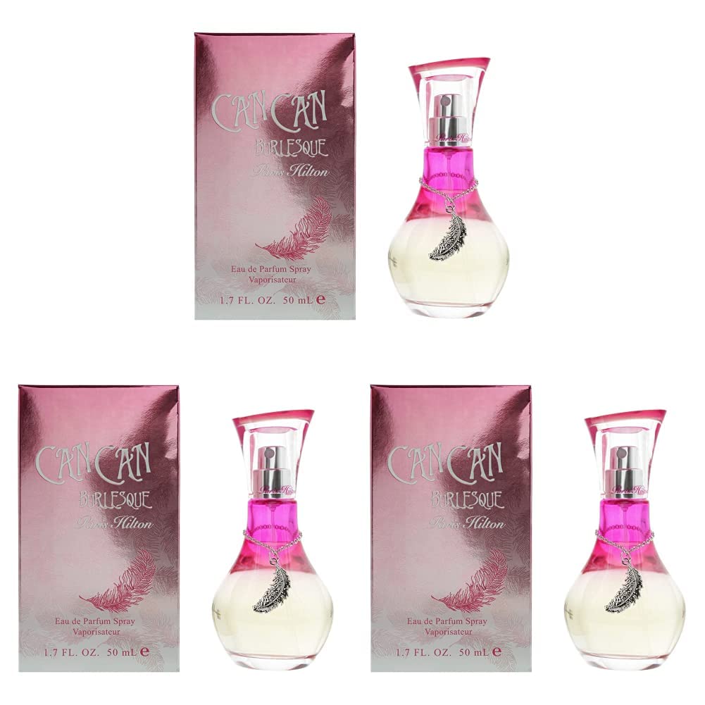 Paris Hilton Can Burlesque Eau De Parfum Spray for Women, 1.7 Ounce (Pack of 3)