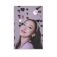 Nayeon TWICE Formula of Love O+T=3 Band KPOP ARTIST Print on Canvas Painting Wall Art for Living Room Home Decor Boy Gift 24x36inch(60x90cm)