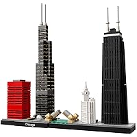 LEGO Architecture Chicago 21033 Skyline Building Blocks Set (444 Pieces)