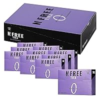 NFREE TIEA N-FREE Compatible with Latest Devices, IQOS ILUMA Compatible, Ilma Compatible, Nicotine Zero, Heated Tobacco (Blueberry, 1 Carton (10 Boxes)