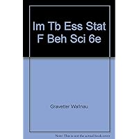 ISM/TB * Essentials of Statistics for the Behavior