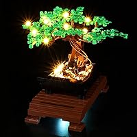 Upgrade LED Light Kit for Lego 10281 Bonsai Tree, Lighting Kit Compatible with Lego 10281 (Not Include Building Block Set) (Classic Version)