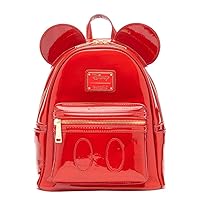 Loungefly Disney Mickey Mouse Holographic Series Womens Backpack - Ruby