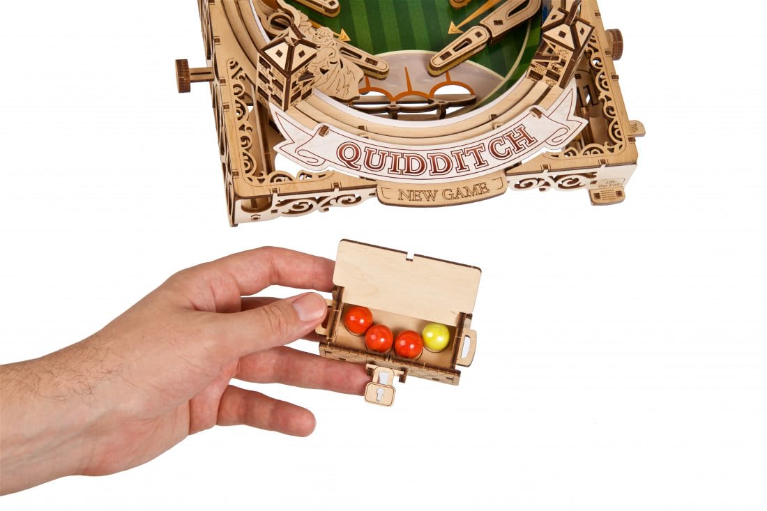 Mechanical UGEARS Wooden 3D Puzzle Model Quidditch Pinball Model kit Construction Set