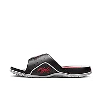Nike Jordan Hydro 4 Retro Men's Slides (532225-060, Black/Cement Grey/Fire Red)