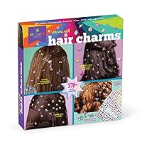 Fold and Stick Hair Puffy Charms - Craft and Accessory Kit - for Ages 5+