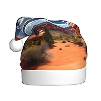 Christmas Hat,Santa Hat,Xmas Holiday Hat,Unisex Santa Hat for Christmas New Year Party-Army Digital Camouflage