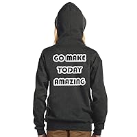 Make Today Amazing Kids' Full-Zip Hoodie - Woman Power Hooded Sweatshirt - Statement Kids' Hoodie