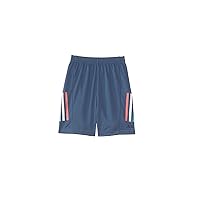 adidas Boys' Aeroready Elastic Waistband Graphic 3-Stripe Gym Shorts
