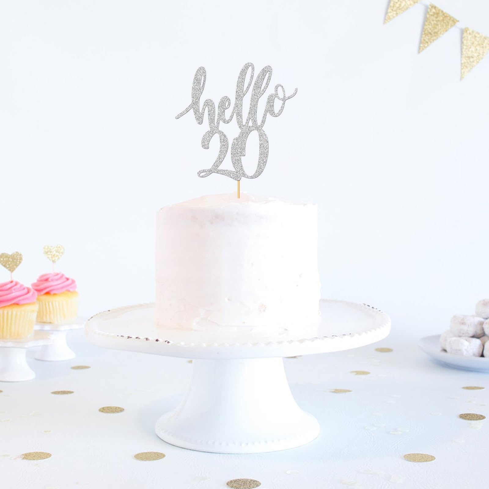 Happy 20th Birthday Cake Topper | TippityToppers - Made in Montreal