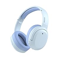 Edifier W820NB Plus Hybrid Active Noise Cancelling Headphones - LDAC Codec - Hi-Res Audio Wireless & Wired - Fast Charge - 49H Playtime - Over Ear Bluetooth V5.2 Headphones- Blue