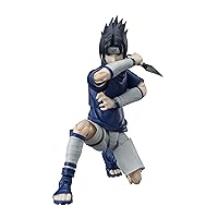TAMASHII NATIONS - Naruto - Sasuke Uchiha -Ninja Prodigy of The Uchiha Clan Bloodline-, Bandai Spirits S.H.Figuarts Action Figure