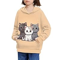 Teen Girl Clothes Kids Hoodies with Pocket Sweatshirts Long Sleeve