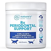 Rx PERIODONTAL Support-Dental Care for Dogs and Cats. Eliminates Bad Breath, Plaque, and Tartar. Promotes Healthy Teeth and Gums. Extra Large, 200 Grams.