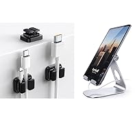 Lamicall 3 in 1 Cord Spring Clip Holder & Tablet Stand
