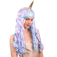 2101 Unicorn Wig, One Size