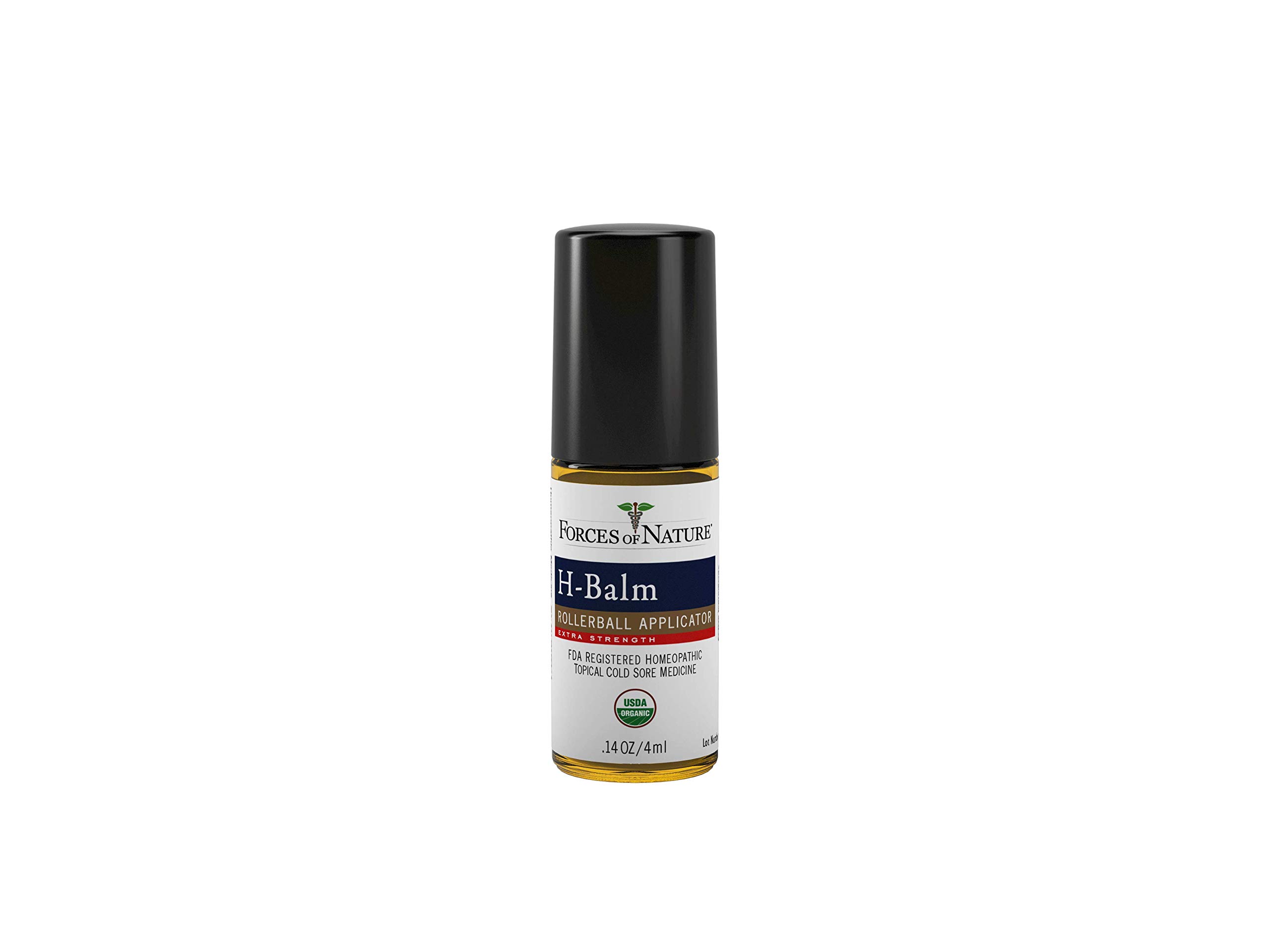Forces Of Nature – Natural, organic, h-balm Control Extra Strength Cold Sore, fever Blister Treatment (4ml) Non Gmo, No Harmful Chemicals -Fast Relief for Tingling, burning & Itching Pain