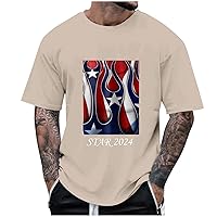 Graphic Tshirts Shirts for Men Summer Short Sleeve Round Neck T Shirt Fashion Trend Bottoming Shirt Gifts for Men