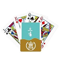 Stethoscope Doctor Body Position Royal Flush Poker Playing Card Game