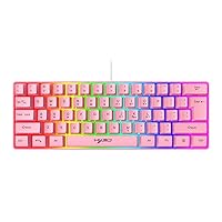 Mumuve USB Gaming Keyboard 61Keys Ultra-Compact Mini Office Keyboard For PC And Desktop Computer Keypad Compound Function Usb Keypad