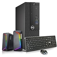 Dell OptiPlex 3050 Desktop Computers PC, 32GB Ram New 1TB M.2 NVMe SSD, AX200 Built-in WIFI 6,Bluetooth 5.2, Intel Core i5-6500 3.2GHz, HDMI, Dual Monitor Support, RBG Speaker,Windows 10 Pro (Renewed)