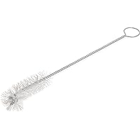 SPARTA 4015600 Spectrum Polyester Dispenser Plunger Brush, Spout Brush, Bottle Cleaner Brush With Efficient Cleaning For Cleaning , 10.35 Inches, White, (Pack of 12)