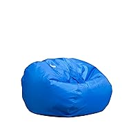 Classic Bean Bag Chair, Sapphire Smartmax, Durable Polyester Nylon Blend, 2 feet Round