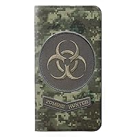 RW3468 Biohazard Zombie Hunter Graphic PU Leather Flip Case Cover for iPhone 12 Mini