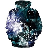 Kids Novelty 3D Printed Sweatshirt Girl Boy Galaxy Pullover Hoodies