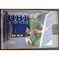 BO NIX RC SP 2023 Wild Card QB1 10/10 ROOKIE Broncos Oregon On the Clock NM+-MT+ Football NCAA