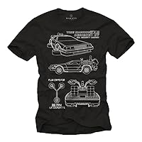 Cool Print T-Shirts for Men - Future Time Machine
