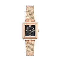 Ted Baker Ladies Stainless Steel Rose Gold Mesh Band Watch (Model: BKPMSF3049I)