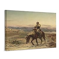 Remnants of an Army Remnants of an Army by Elizabeth Thompson Canvas Painting Posters and Prints Wall Art Pictures for Living Room Bedroom Decor 20x16inch(50x40cm) Frame-Style