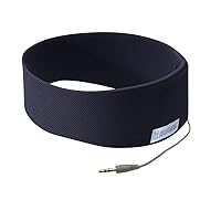 SleepPhones AcousticSheep Classic | Corded Headphones for Sleep, Travel, and More | The Original and Most Comfortable Headphones for Sleeping (Nighttide Navy - Breeze Fabric, Small)