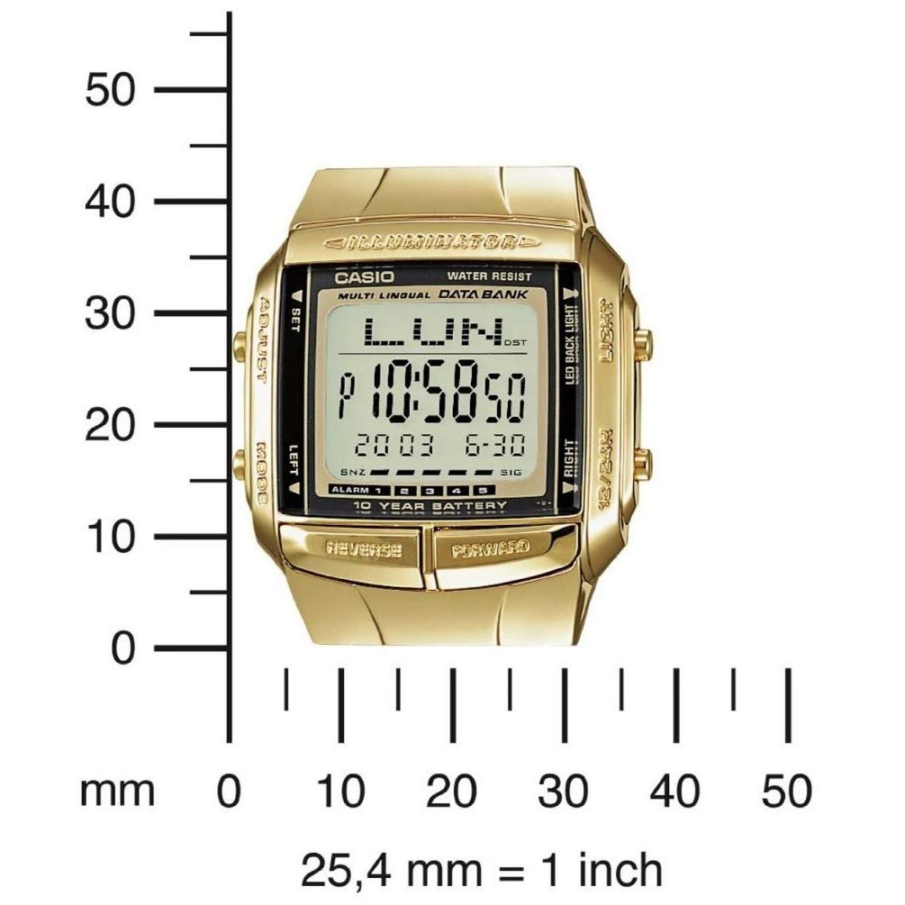 Casio Gold & Black Digital Watch - Gold / One Size DB-360G-9A